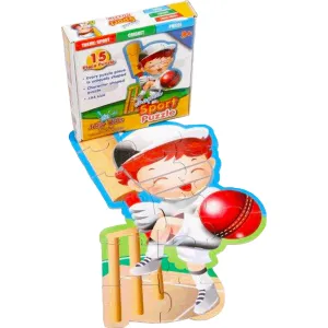 Shaped Puzzle: Cricket 15 piece