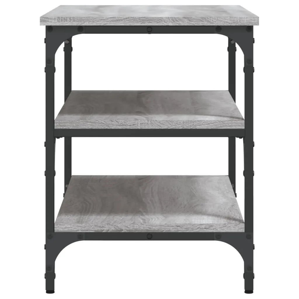 Shoe Bench Grey Sonoma 70x38.5x49 cm Engineered Wood