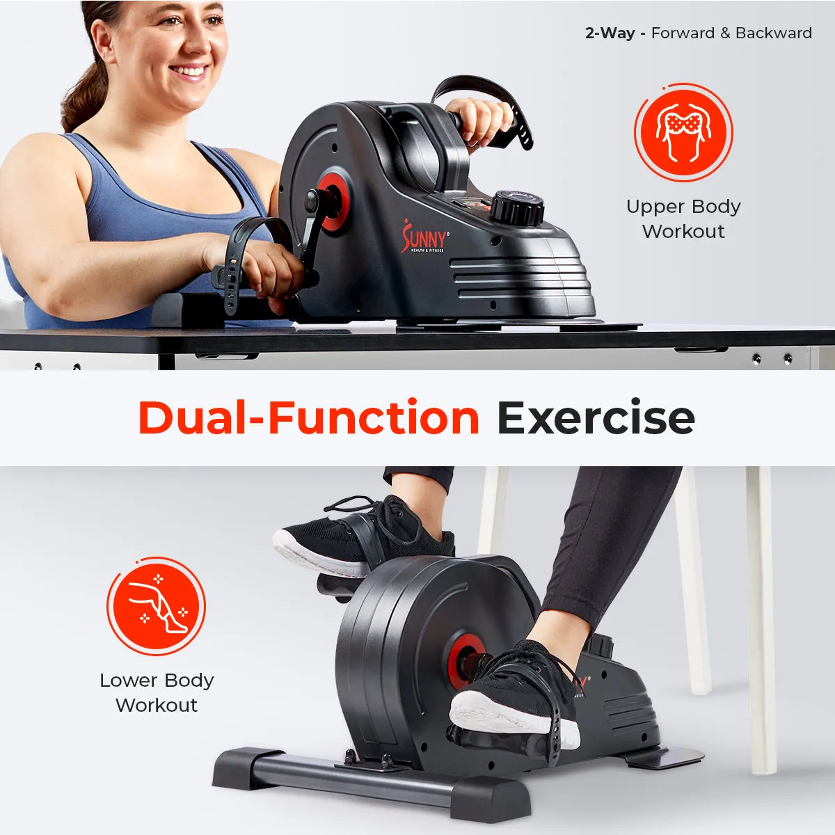 Smart Low-profile Magnetic Mini Exercise Bike