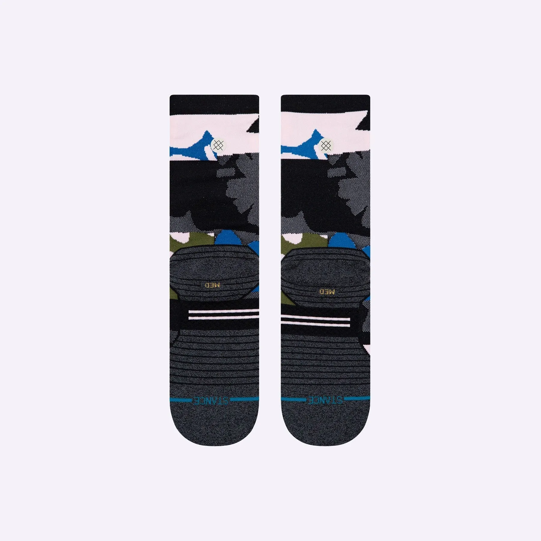 Stance Socks - Women's - Caught Crew - Black