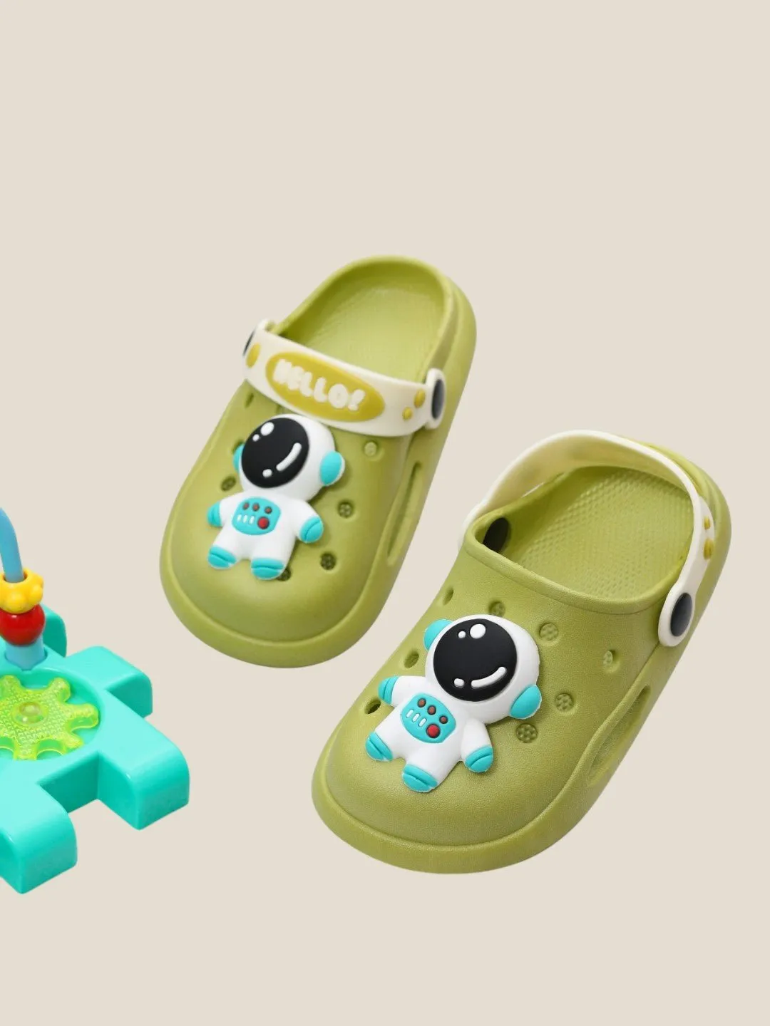 Step Into a Universe of Comfort: Kids' Astronaut Motif Clog