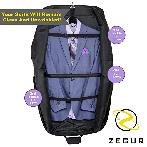 Suit Carry On Garment Bag for Travel & Business Trips