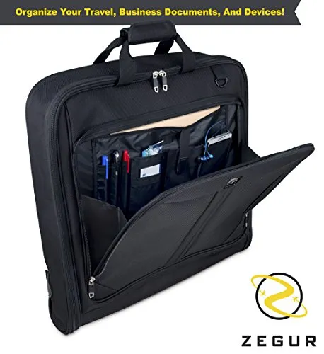 Suit Carry On Garment Bag for Travel & Business Trips