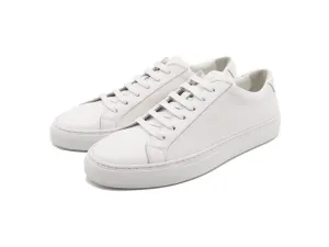 Tomlins Women's Calf Leather Low Top Sneakers - White