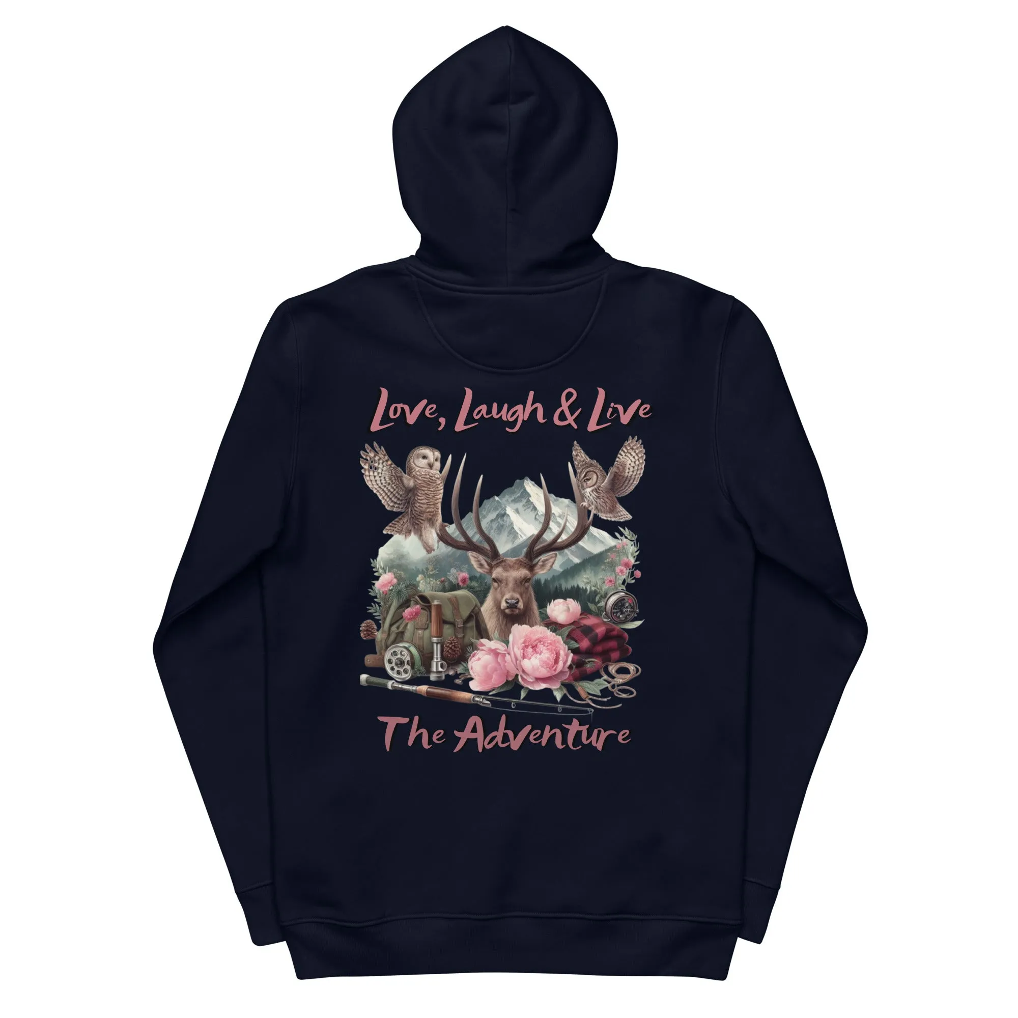 Unisex Essential Eco Hoodie Exclusive Love Life Live Outdoors MRRL&O Print Designs