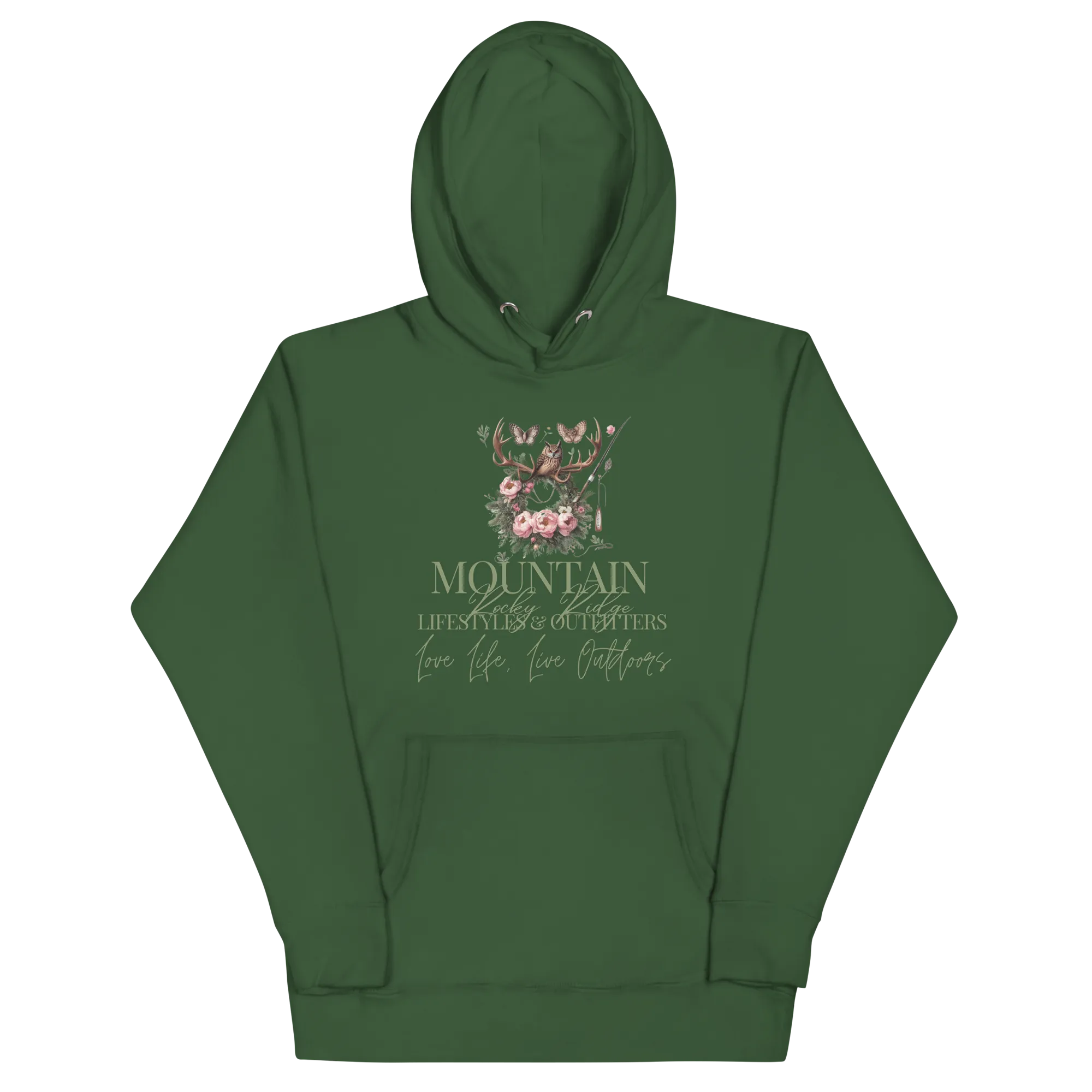 Unisex Hoodie  Exclusive Love Life Live Outdoors MRRL&O Print Designs