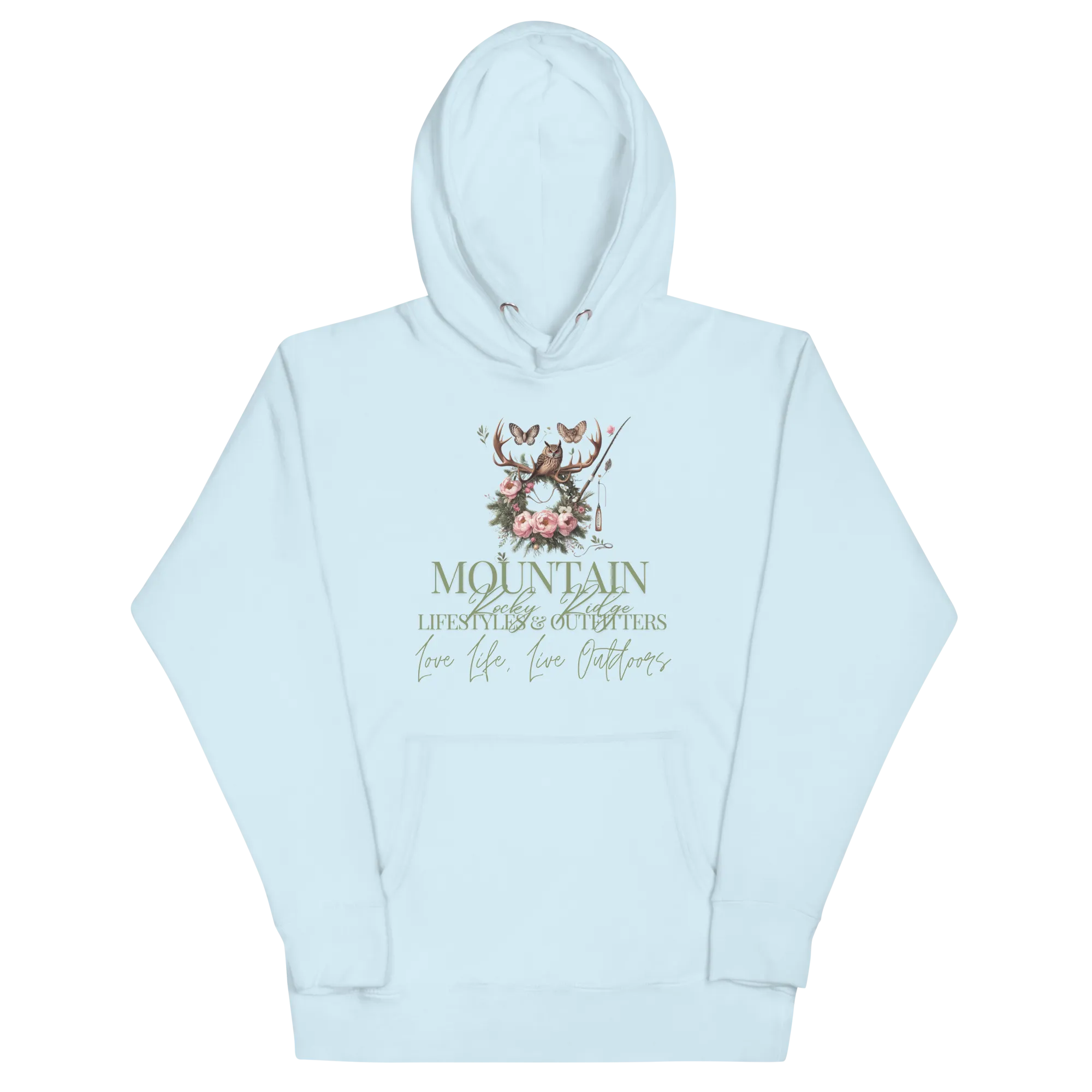 Unisex Hoodie  Exclusive Love Life Live Outdoors MRRL&O Print Designs