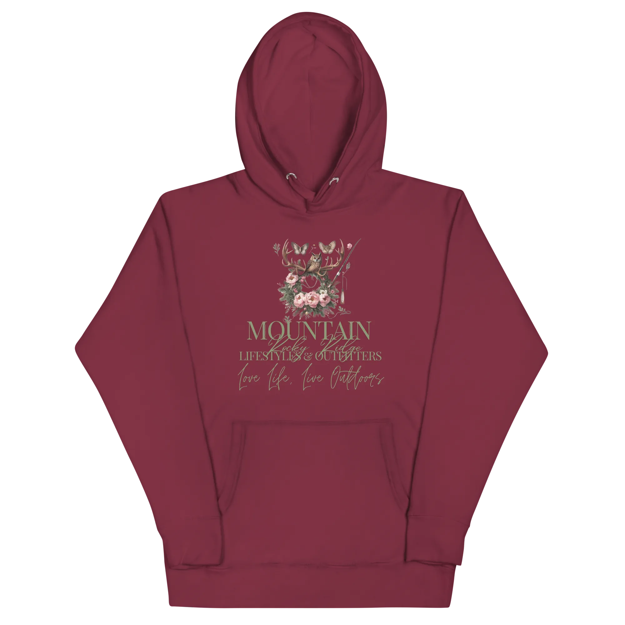 Unisex Hoodie  Exclusive Love Life Live Outdoors MRRL&O Print Designs