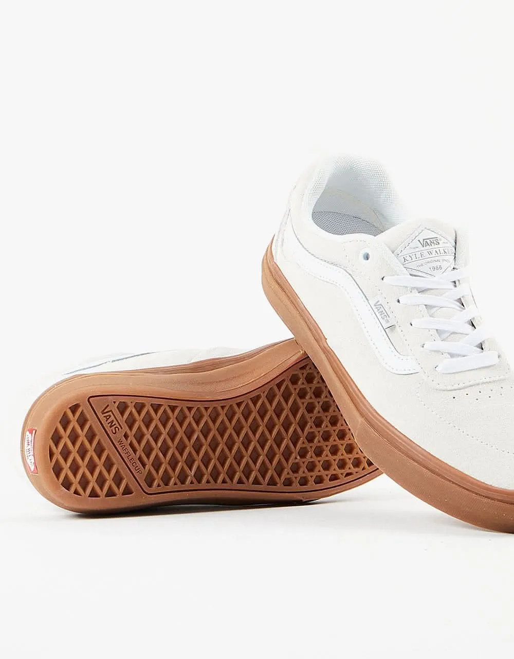 Vans Kyle Walker Skate Shoes - Blanc de Blanc/Gum