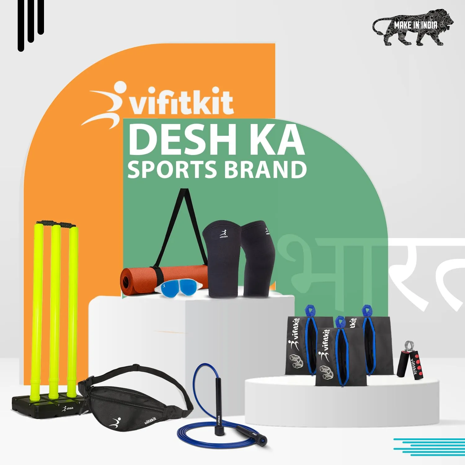 Vifitkit Skipping Rope for Men and Women, Jump Rope With Adjustable Height for Exercise, Gym, Sports, Lightweight, Tangle-Free Design (Black)