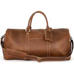 Vixen Large Leather Duffle Bag for the Modern Traveller