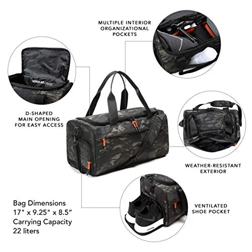 Women's Boost Duffel, Water-Resistant Bag with Shoe Compartment