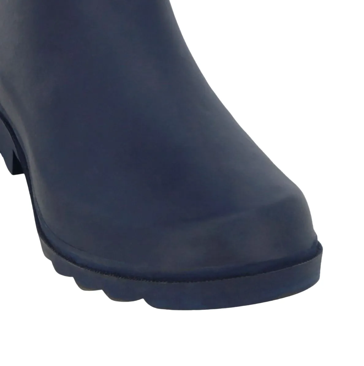 Womens Grosby Missy Navy Vegan Gum Boot Waterproof Shoes