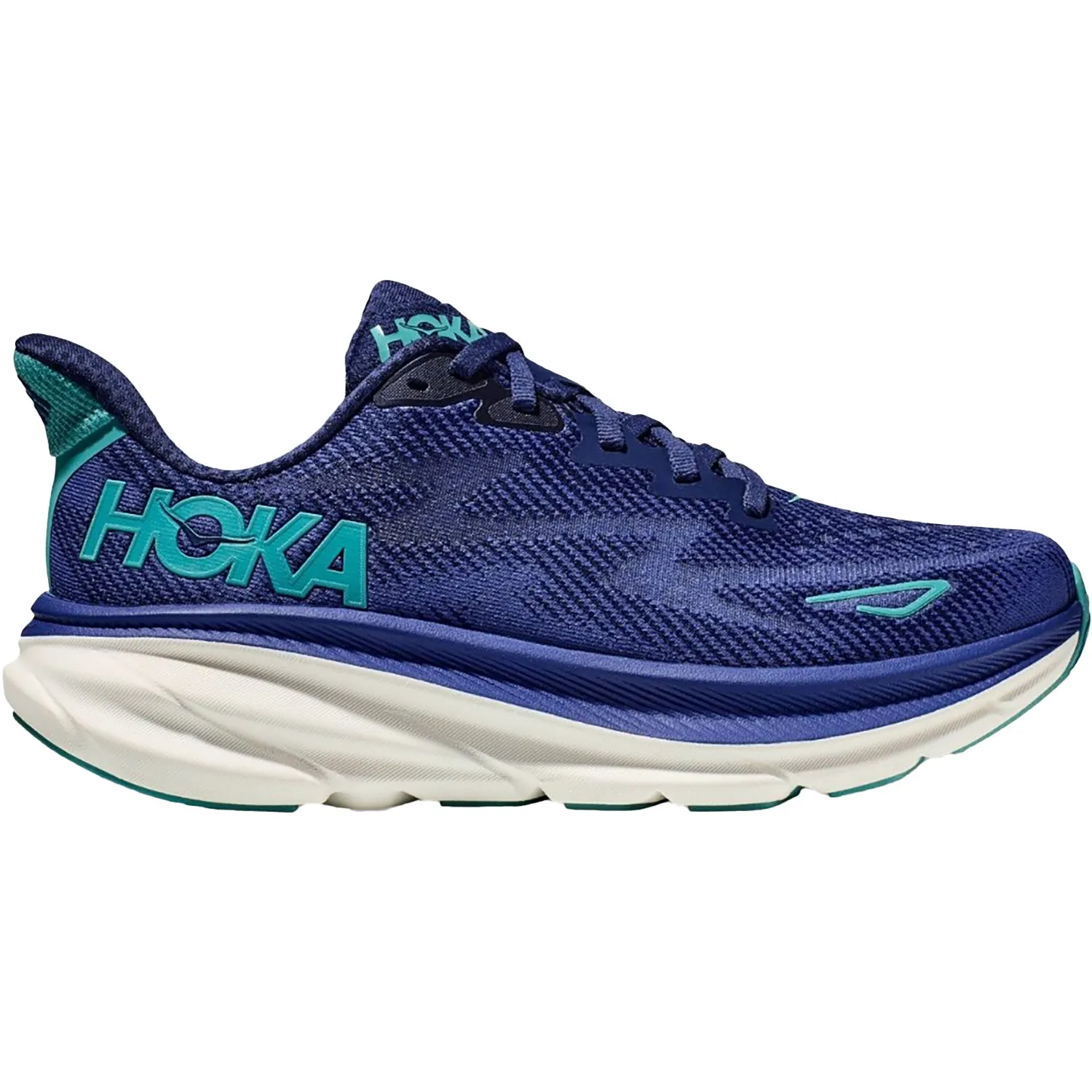 Women's Hoka Clifton 9 Bellwether Blue/Evening Sky Mesh