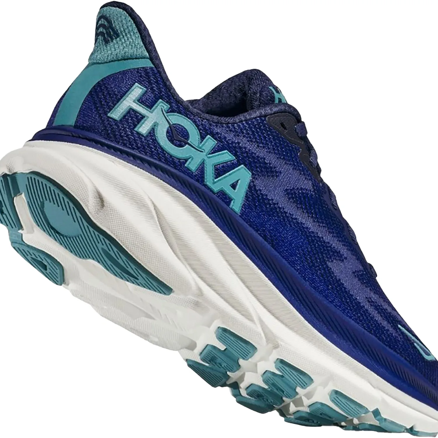 Women's Hoka Clifton 9 Bellwether Blue/Evening Sky Mesh