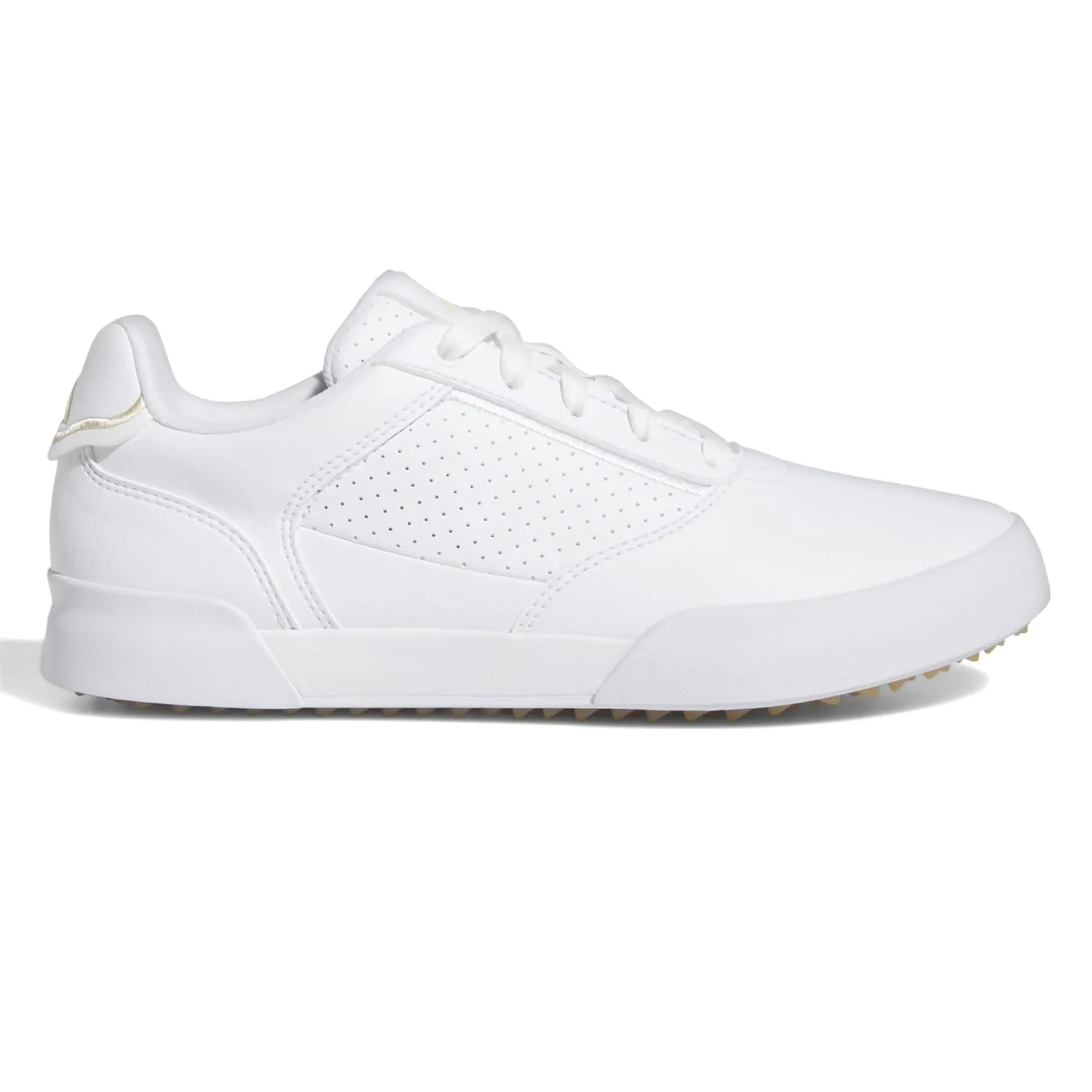 Womens Retrocross Golf Shoes White/Sand Strata/Gum III - AW23