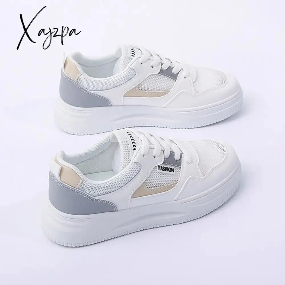 Xajzpa - Small White Shoes Women Spring Autumn Women's Shoes Korean Version Casual Woman Shoes Sneakers Students Thick Sole Board Shoes