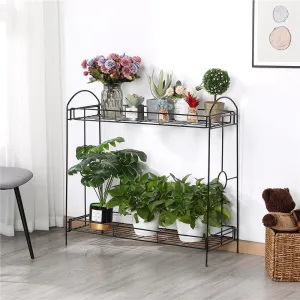 Yaheetech Metal Plant Stand 2 Tiers