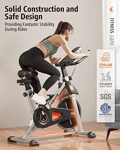 YOSUDA Indoor Cycling Bike Stationary - Cycle Bike with Ipad Mount & Comfortable Seat Cushion