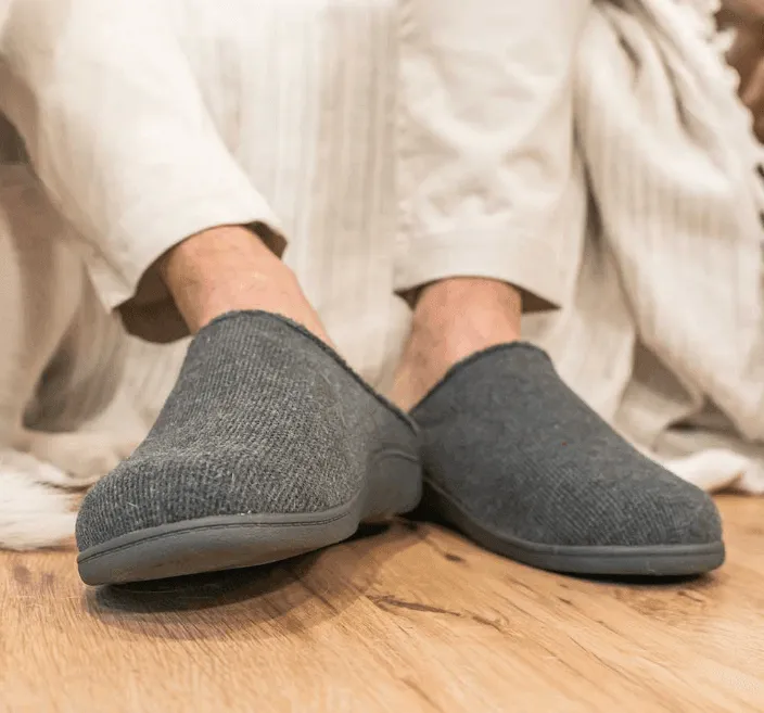 Zullaz Mens Slipper-Grey